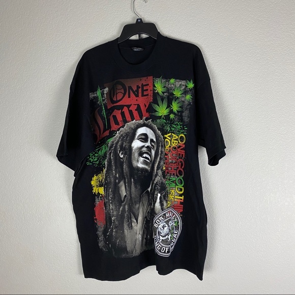 Bob Marley King Of Reggae Pro Tag USA Mens XXL - Picture 1 of 6